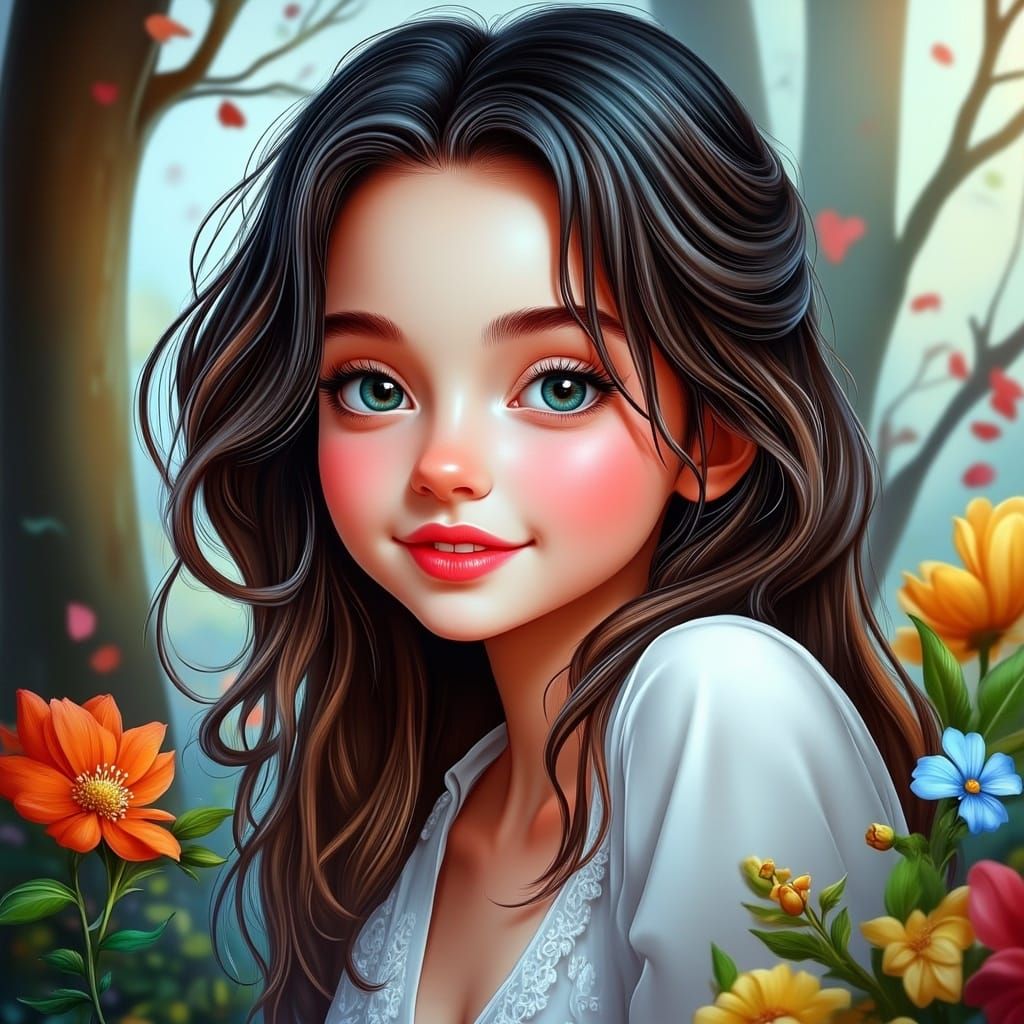 <lora:Dreamy Glow:1.0> character