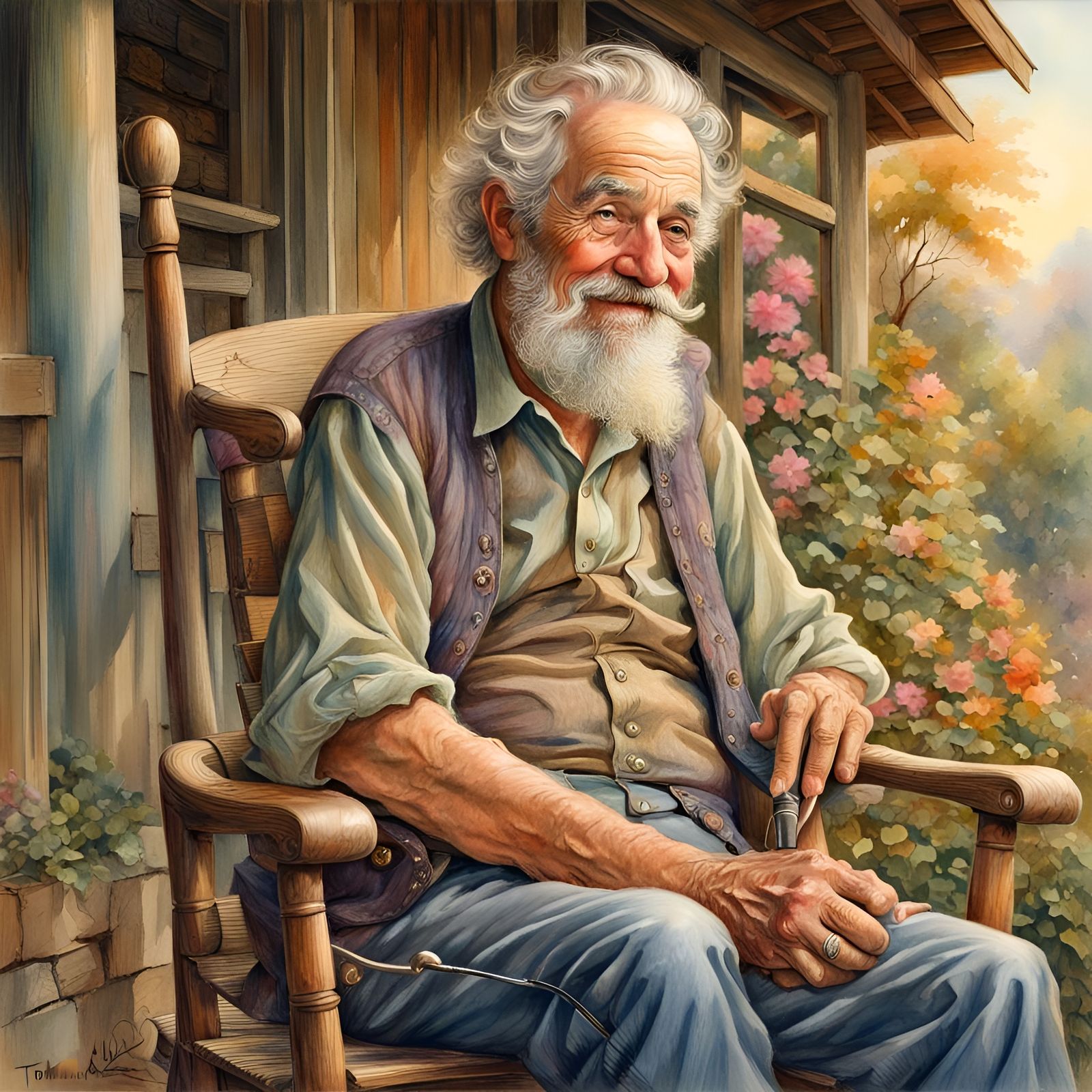 I am old but I'm happy   by @Happy Jack