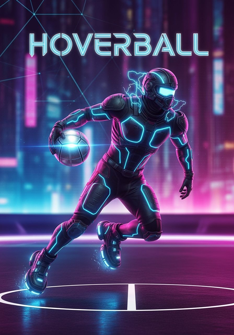 Hoverball Sport Poster  by @Abbydon