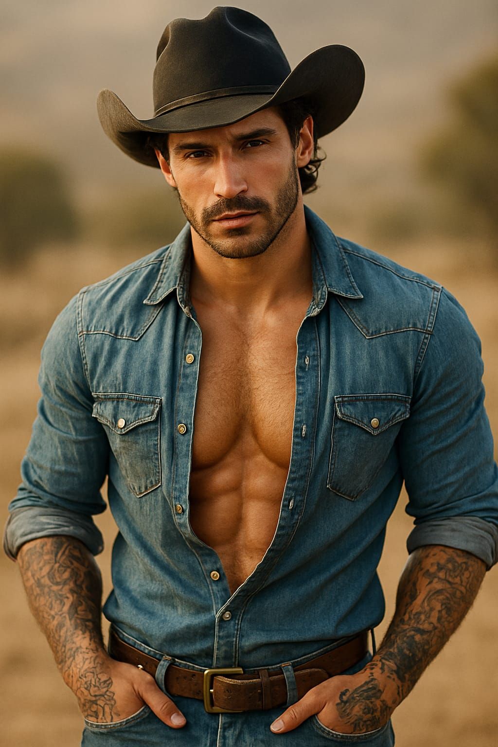 Impossibly Hot Cowboy