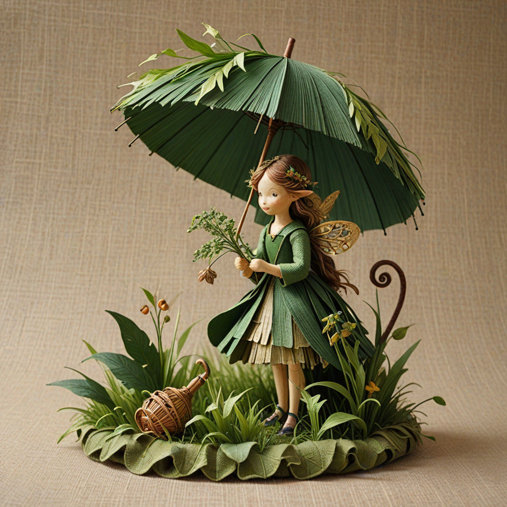 grass umbrella  by @aiswa