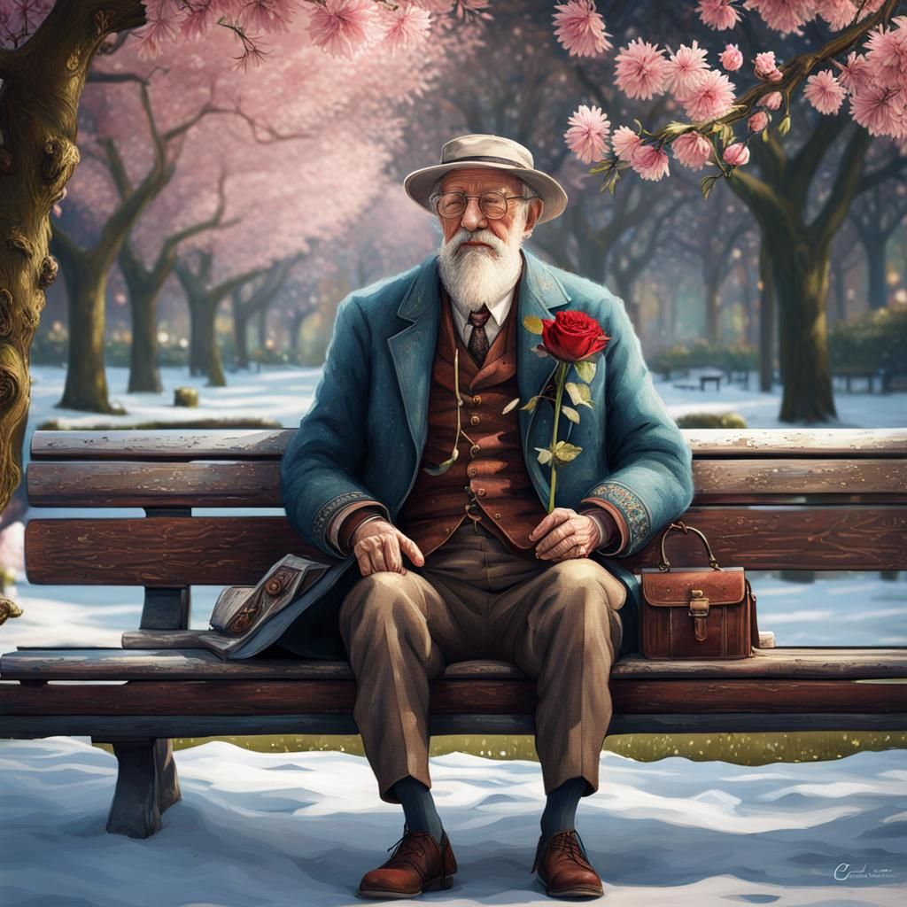 Waiting for a date   by @Mr Doodle