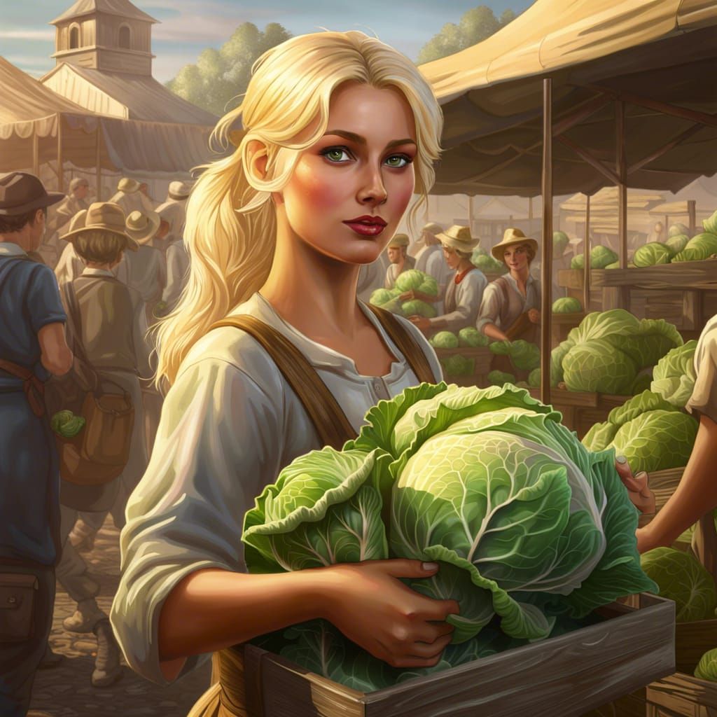 Farmer Girl's Market II  by @Irr