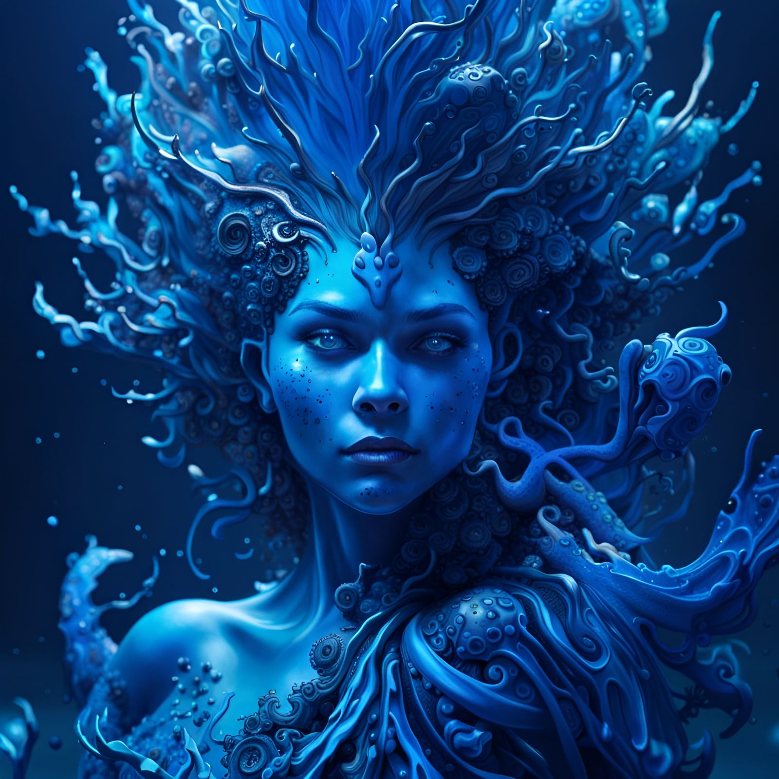 Water Goddess   by @Koffee