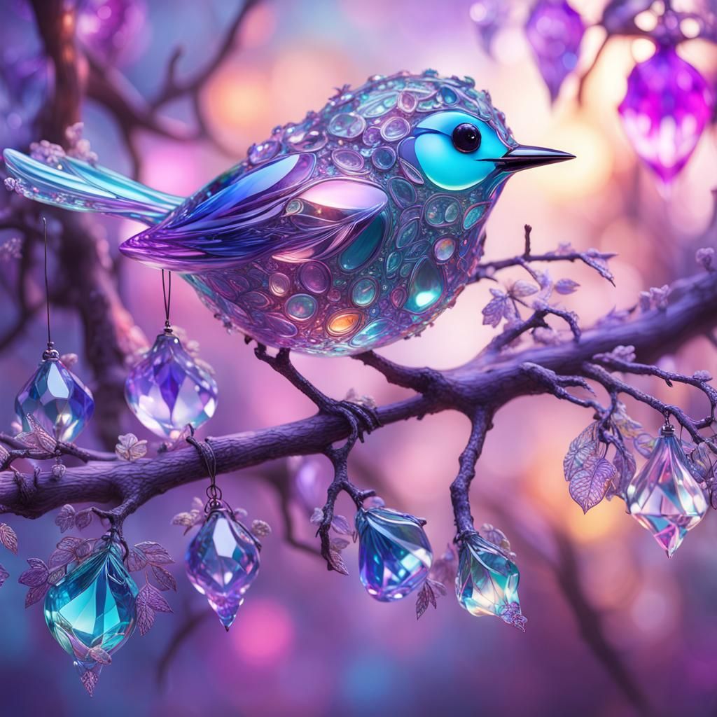 Pastel colours palette jewel bird