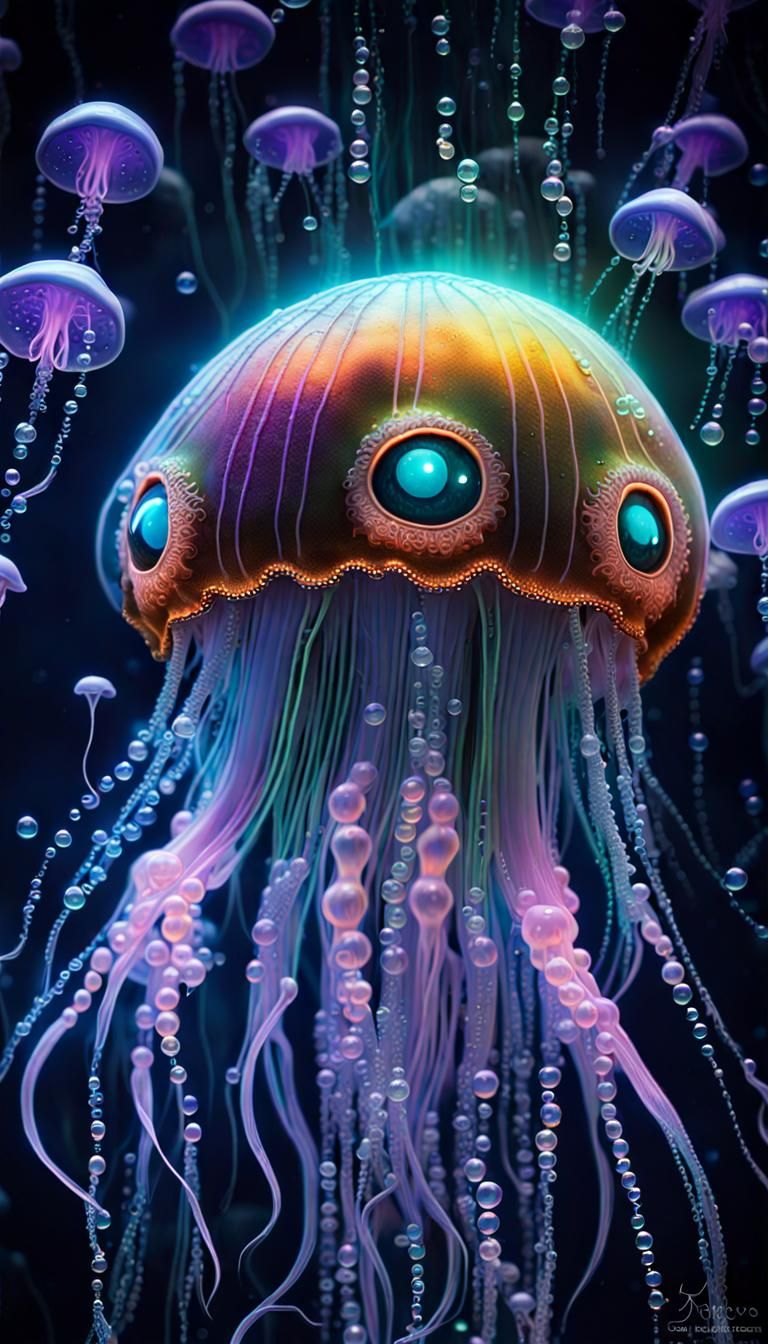 Bioluminescència - AI Generated Artwork - NightCafe Creator