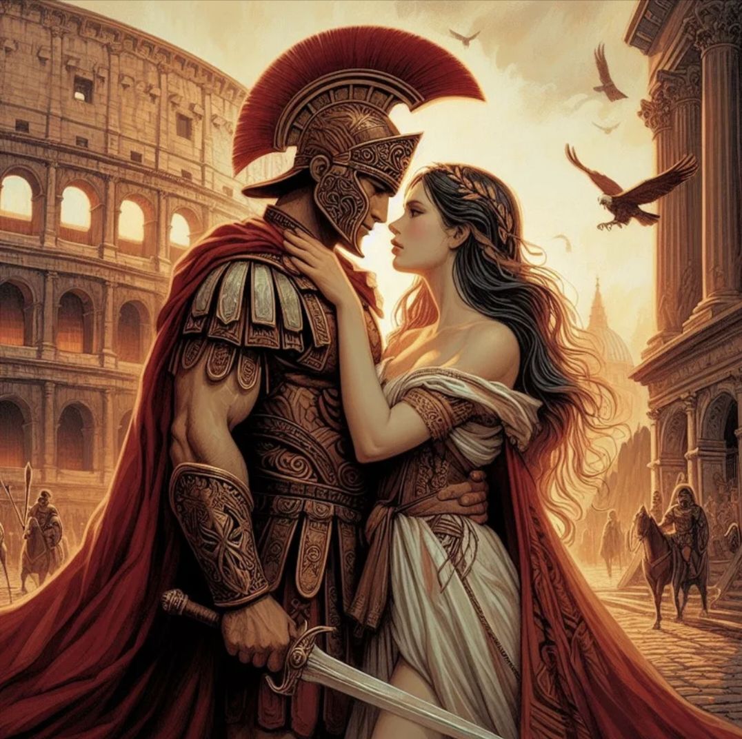 Forbidden love of Noblewoman Eppia and her gladiator lover Sergius