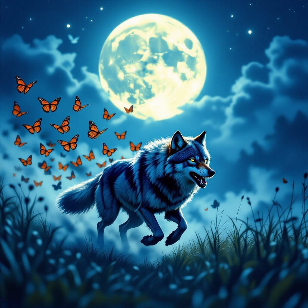 Wolf guides the migration - Wolf guides the migration