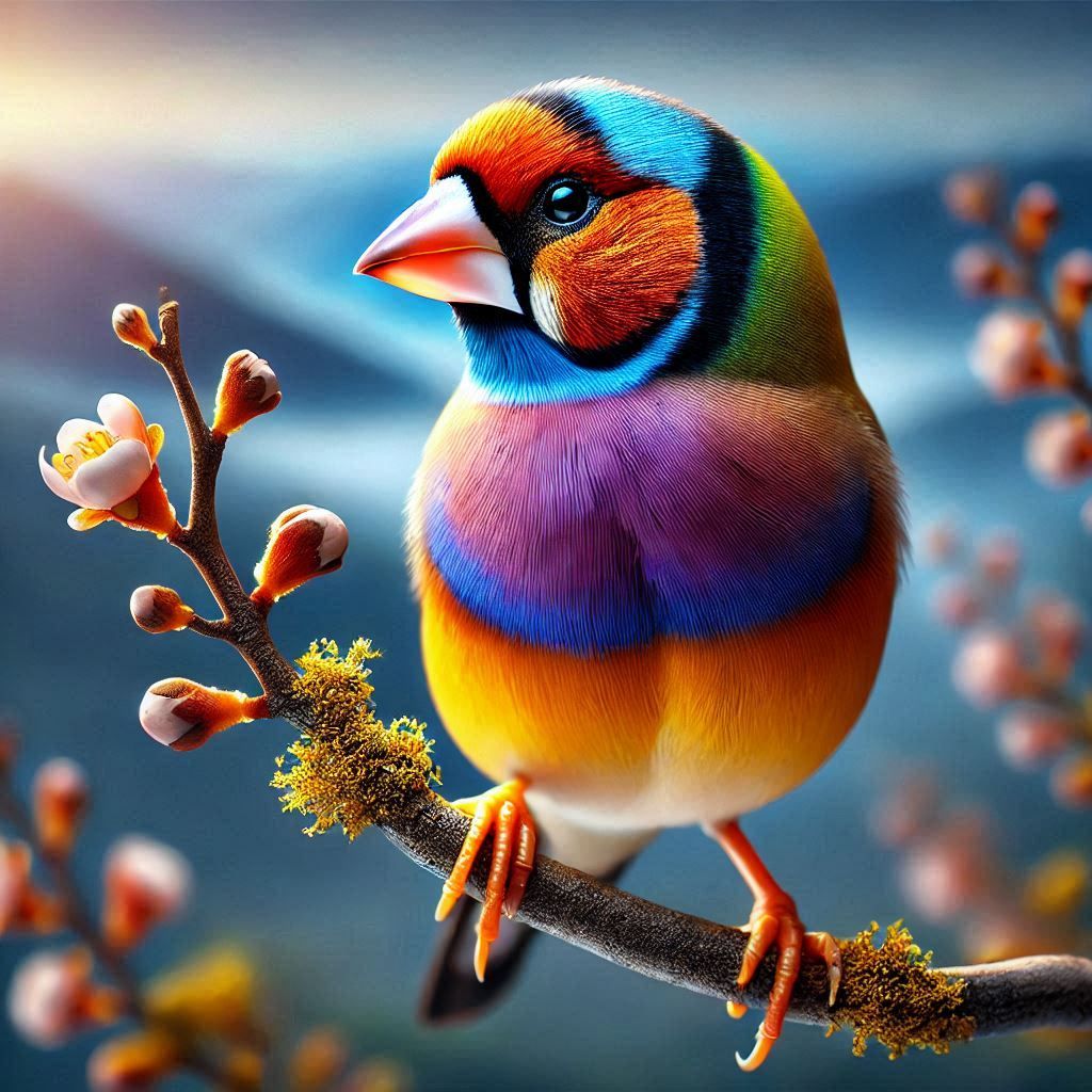 Gouldian finch