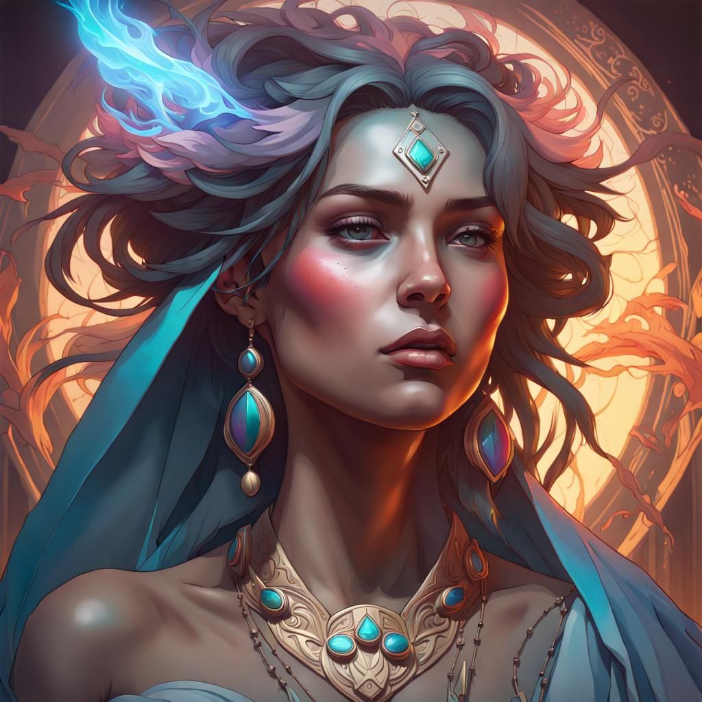 Ocean Goddess - Ai Generated Artwork - Nightcafe Creator