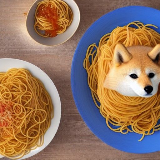 Doge in spaghetti
