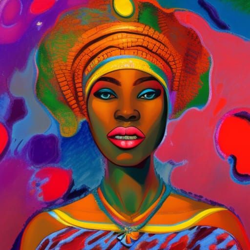 African Queen #14 - AI Generated Artwork - NightCafe Creator