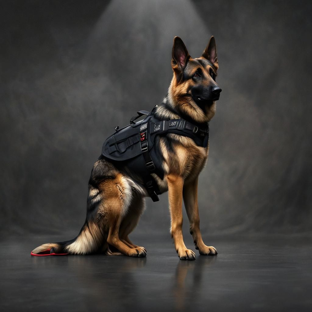 K9 Officer - AI Generated Artwork - NightCafe Creator