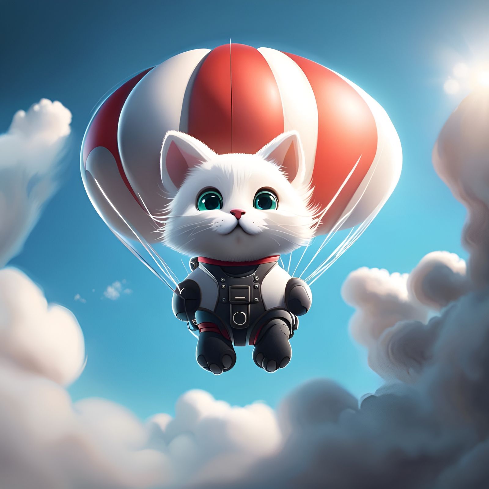 Am I a cloud? Am I a plane?  by @Lisi