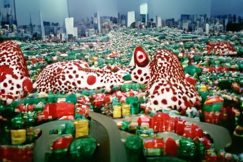 AVALANCHE ON A BIG CITY BY YAYOI KUSAMA