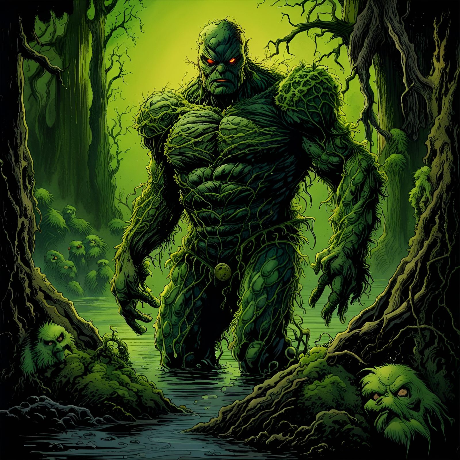 Swamp Thing - AI Generated Artwork - NightCafe Creator