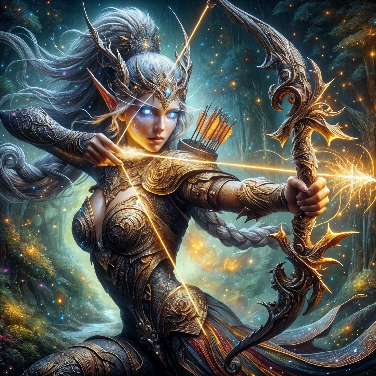 The Magic Archer  by @Ria Hagane