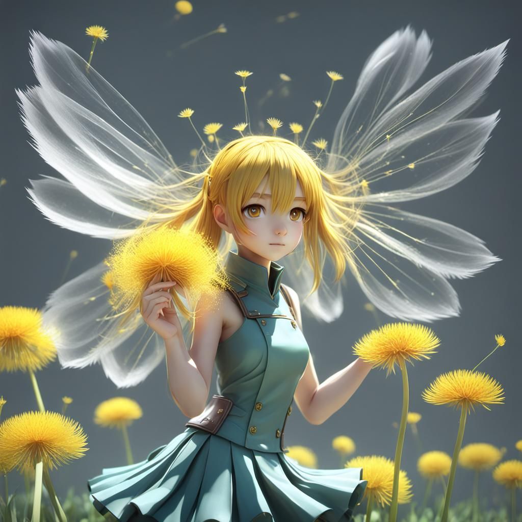 Dandelion girl
