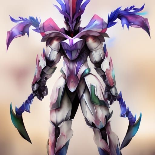 tall bearded iris watercolor warrior
