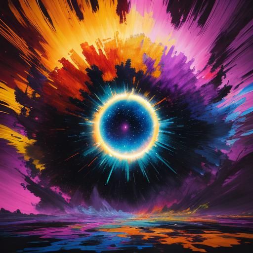 PORTAL TO THE UNIVERSE, ELECTRIFYING EXPLOSION OF COSMIC COL...