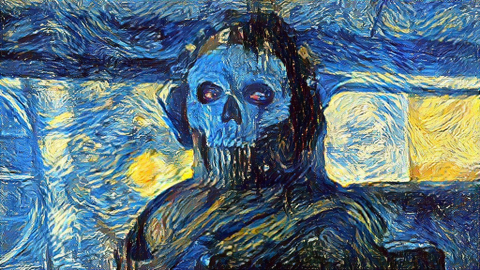 A starry ghost stare