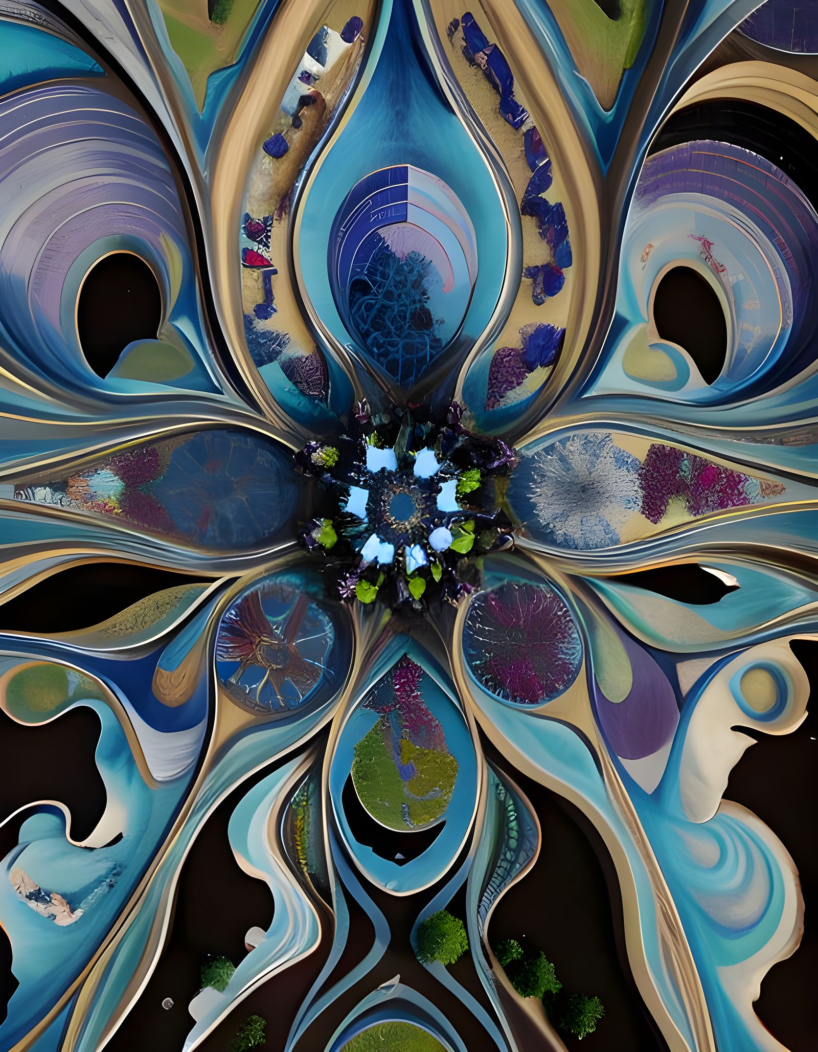 Crystal Garden from Above