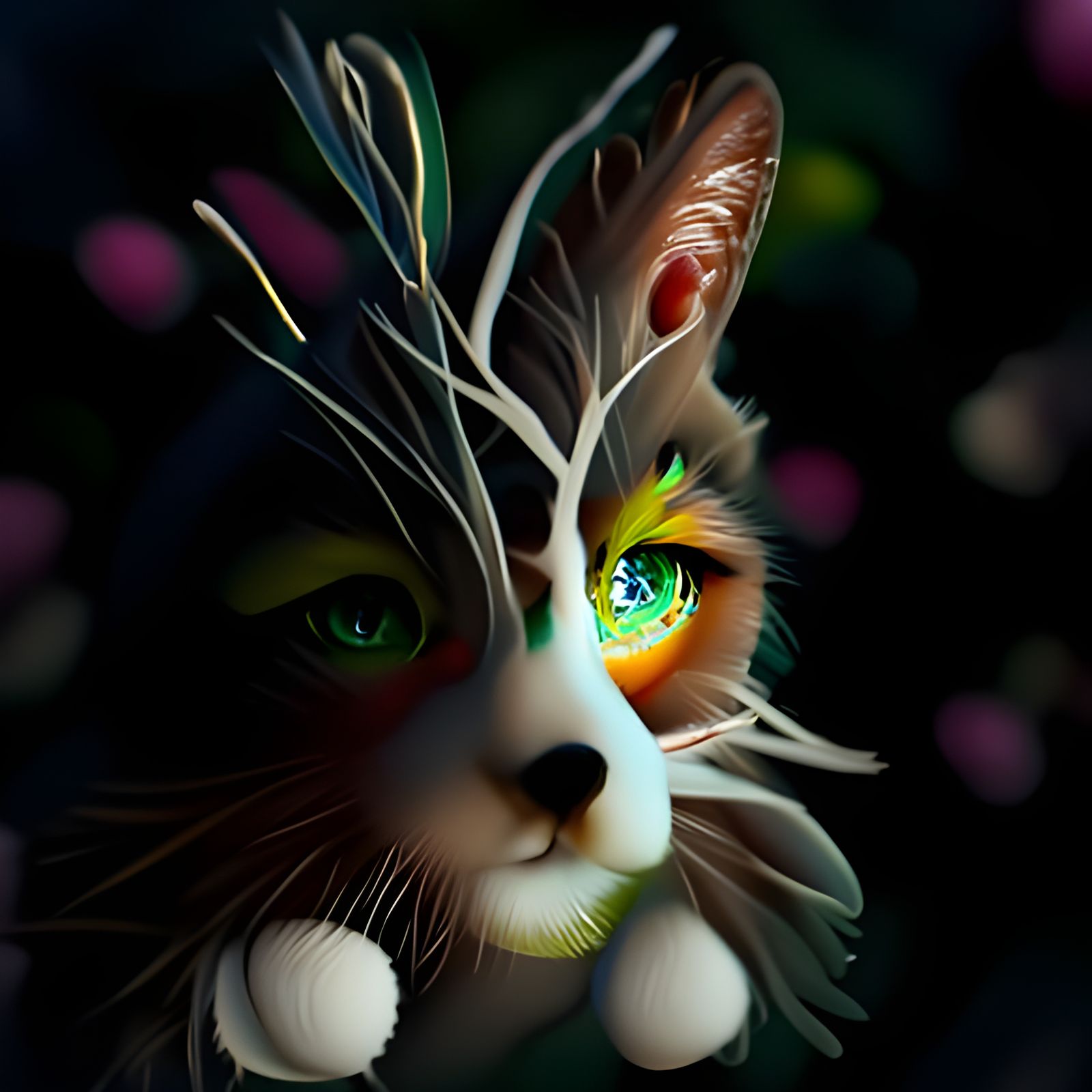 Mutant cat - AI Generated Artwork - NightCafe Creator