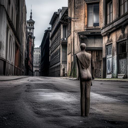 An abandoned city