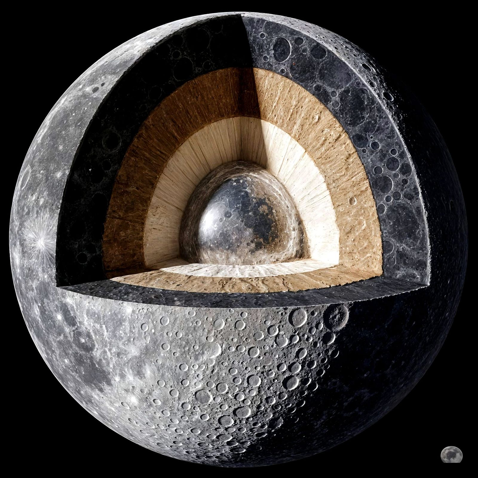 Moon Cross-section