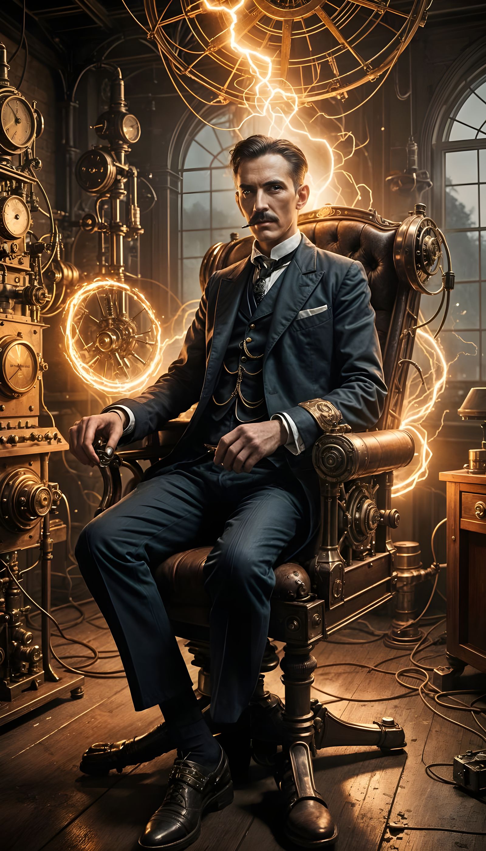 Nikola Tesla   by @Mile