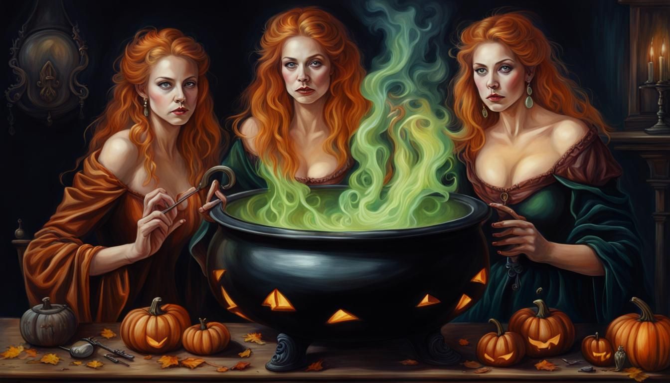 Cauldron Sisters  by @Cheshy