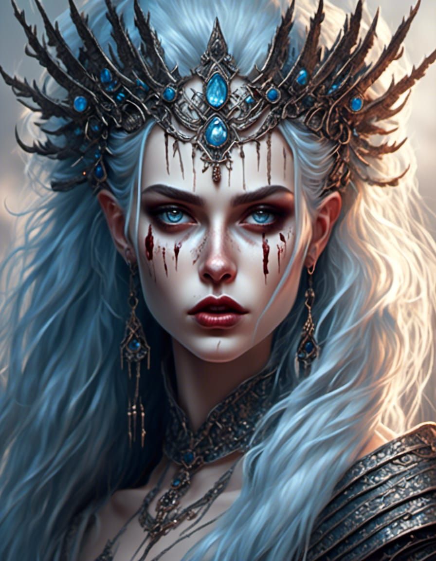 Underground Queen Stella: A Digital Art Portrait