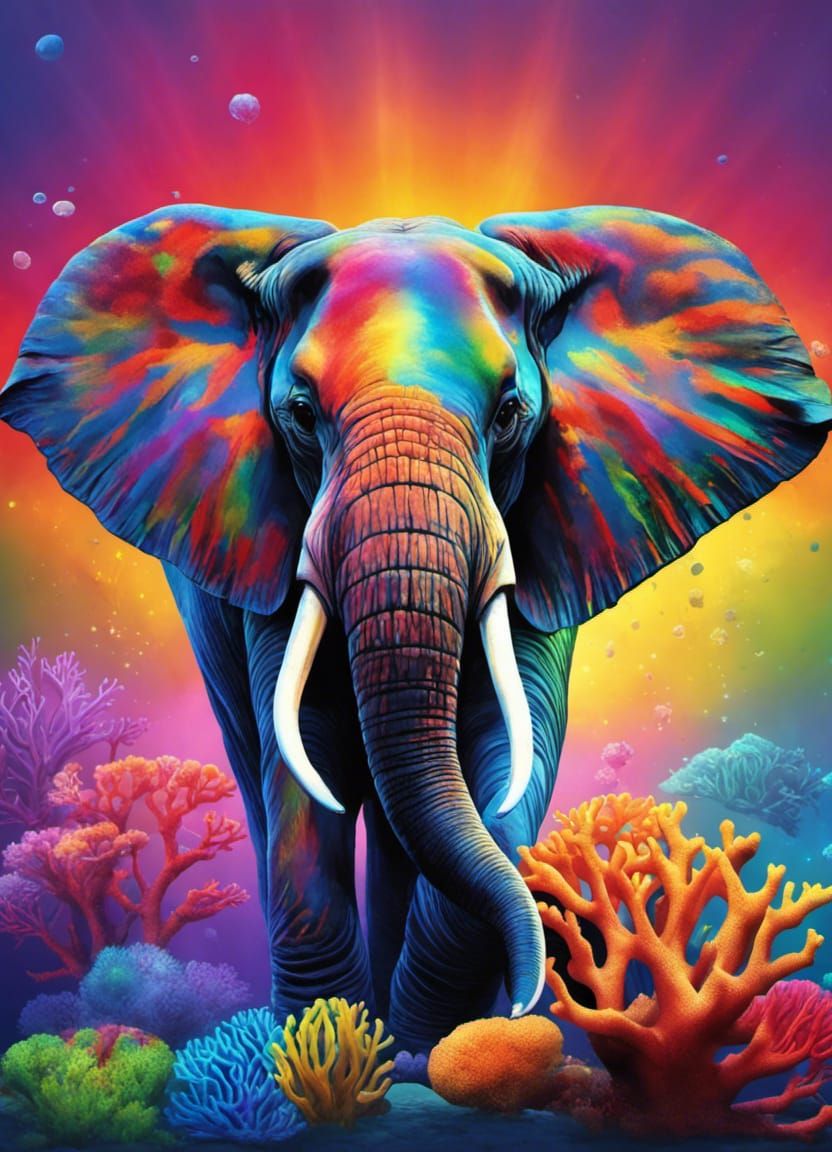 Elephant in the ocean!