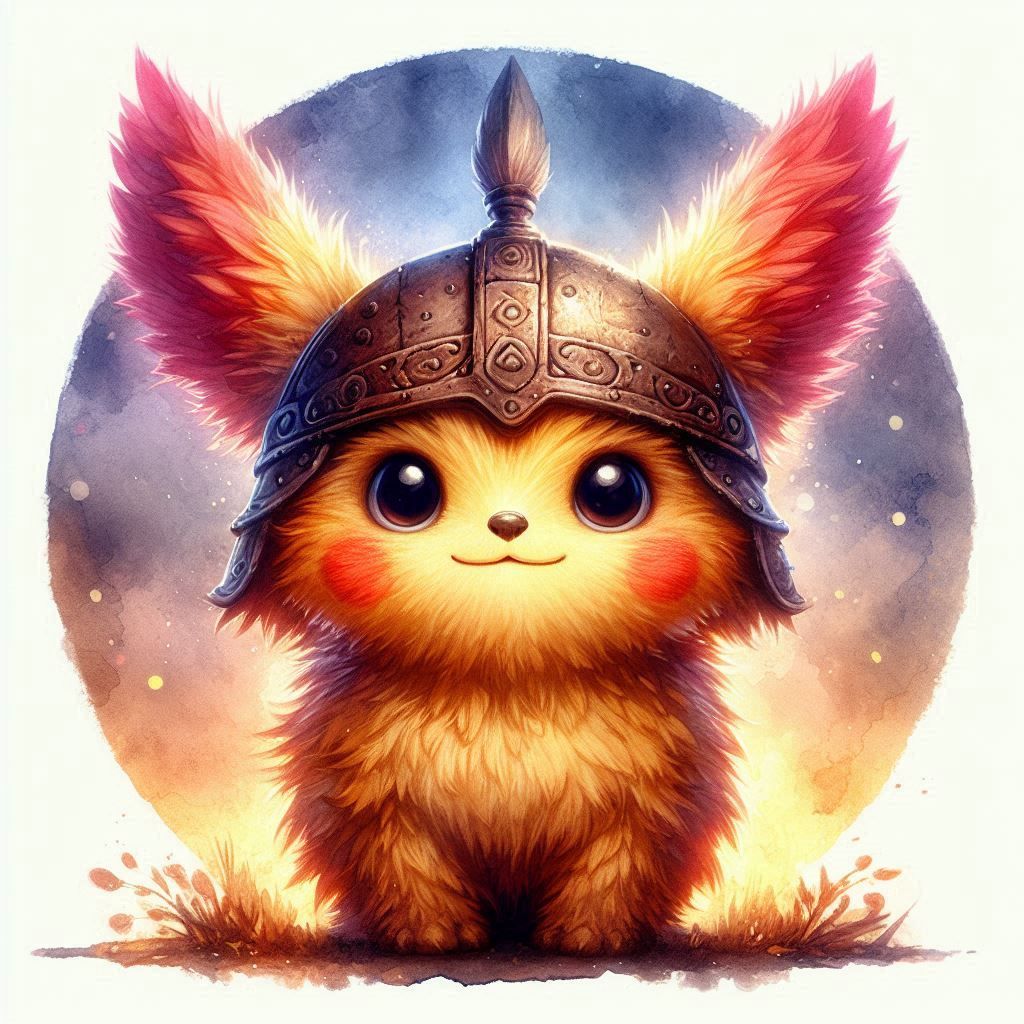 adorable fairy-tale fantasy creature portrait..