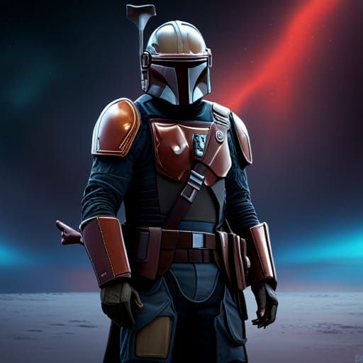 Star wars: mandalorians - AI Generated Artwork - NightCafe Creator