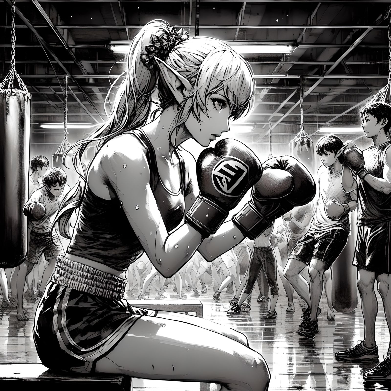 Keep your hands up...