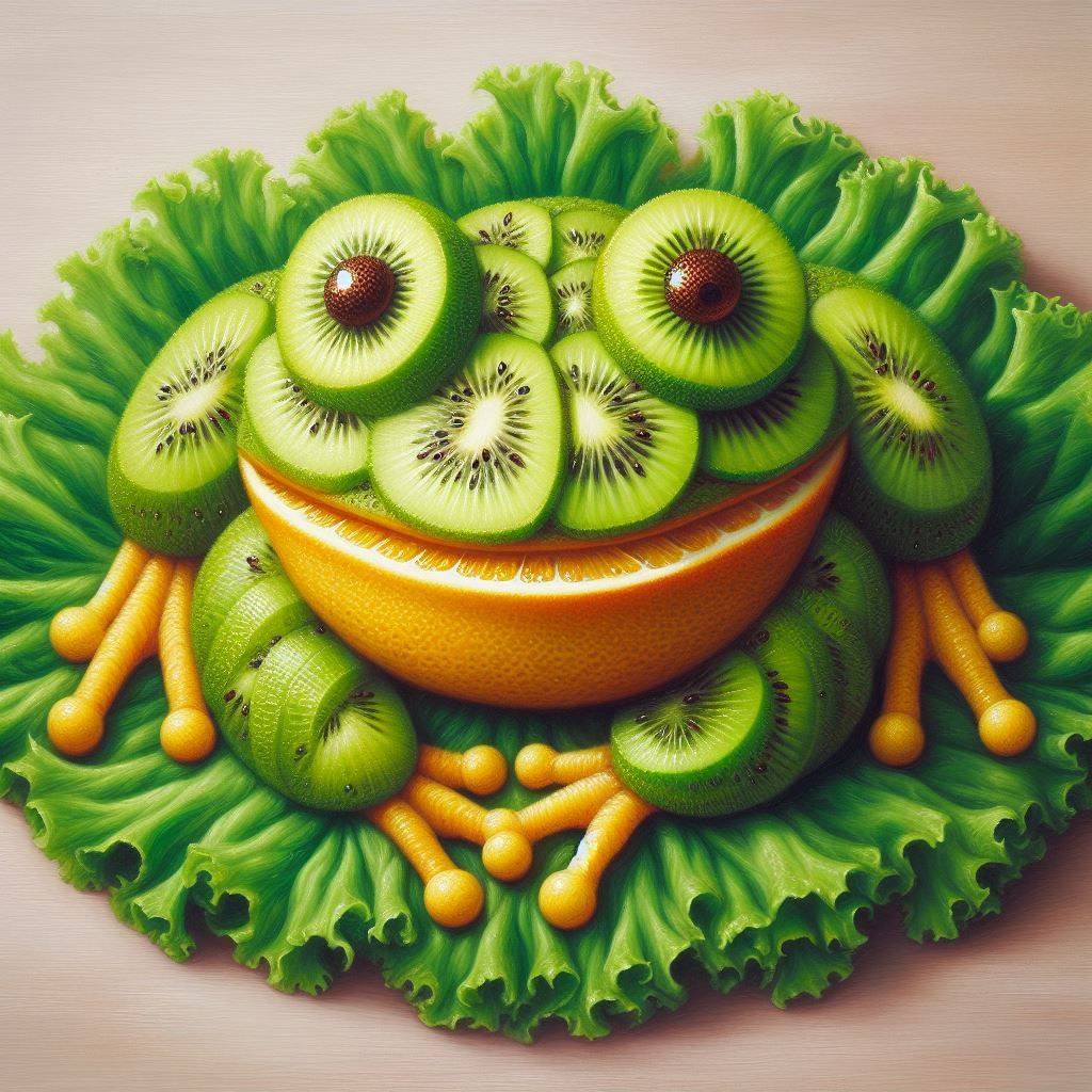 Kiwi Fruit Frog