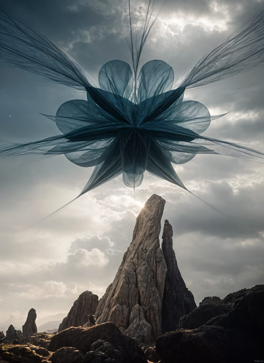 Spontaneous Matrix: Local Organizing Principal