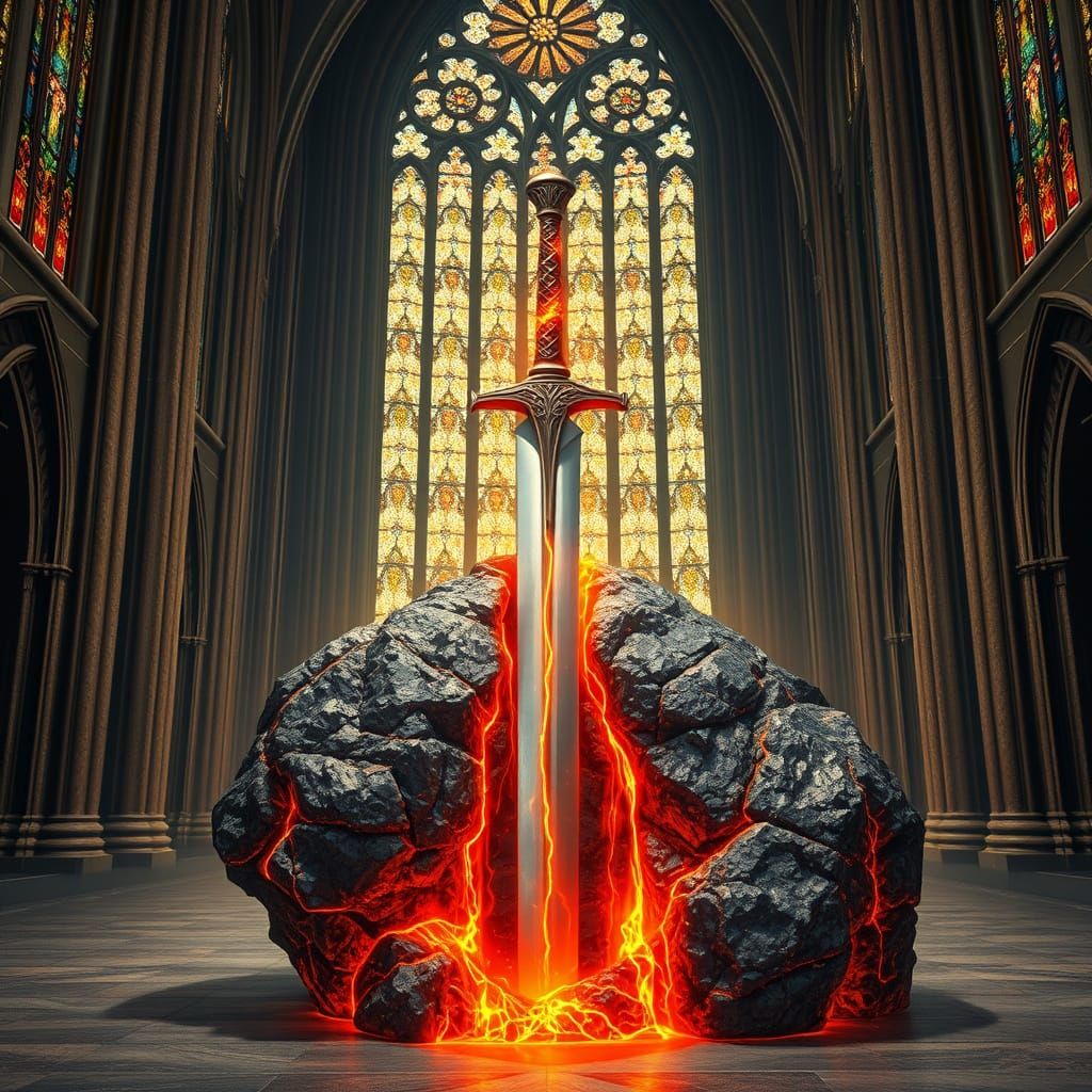 Lava Sword  by @Awar