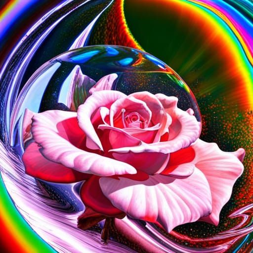 Rainbow 🌈 Rose 🌹
