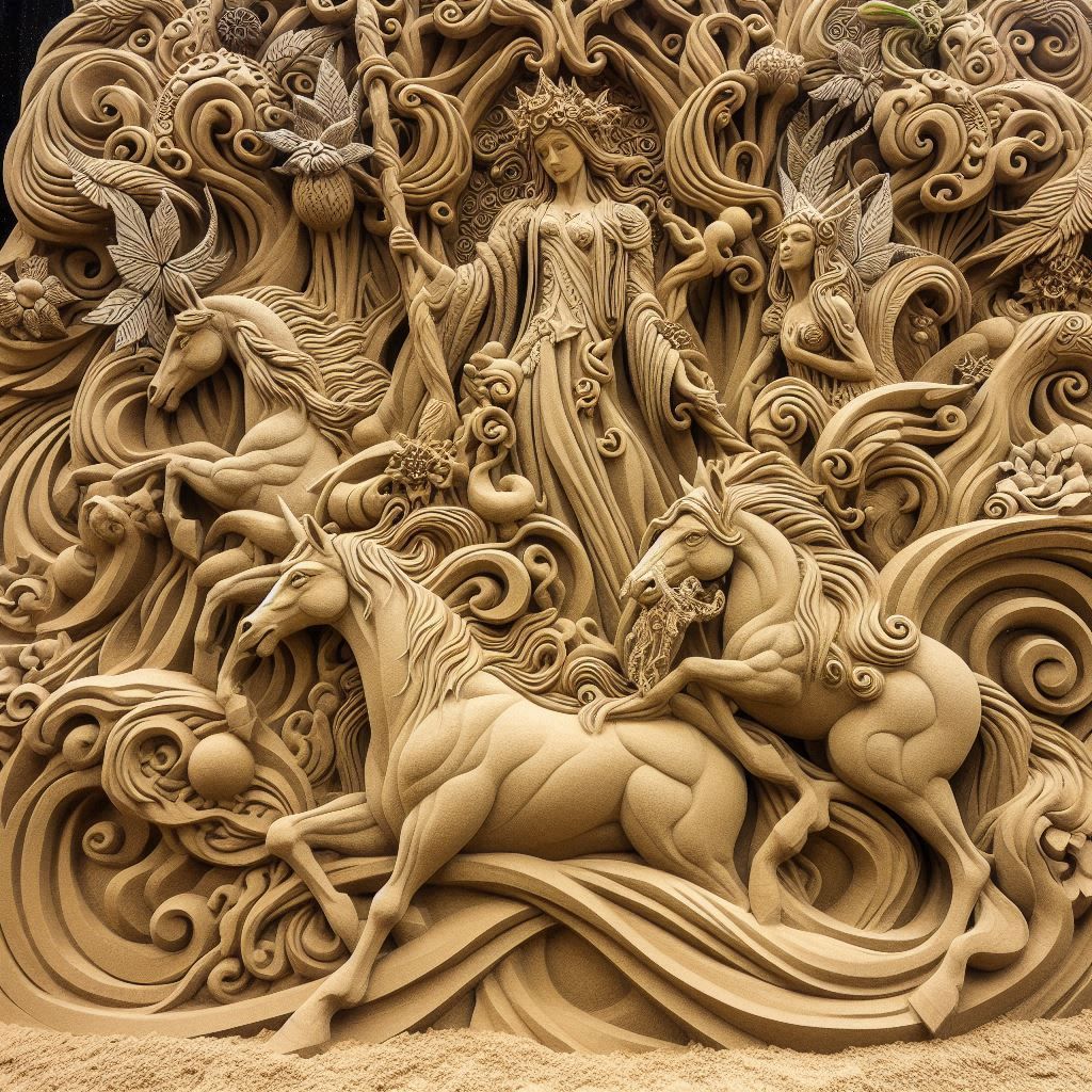 Sand sculpture