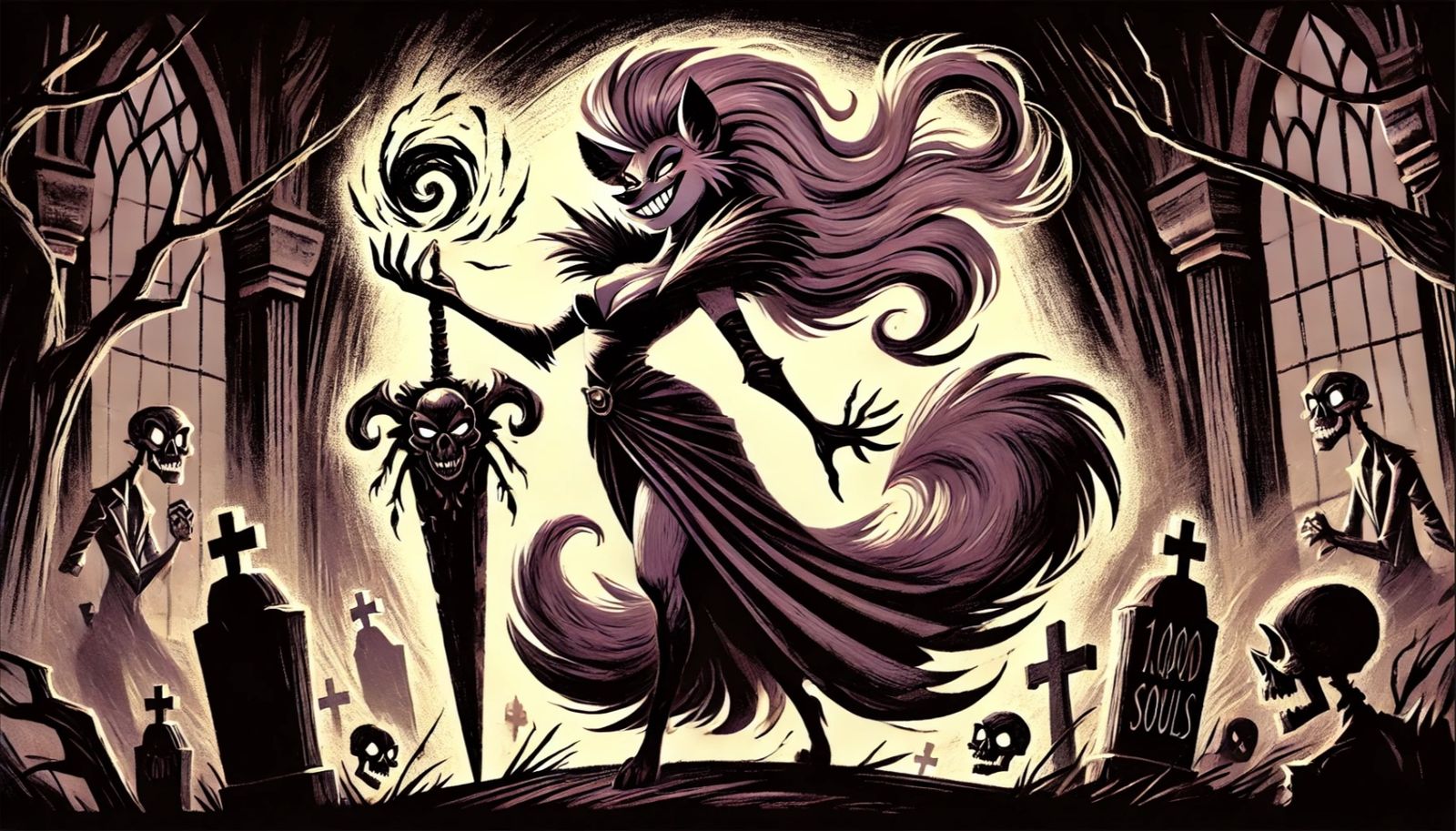 Scuzzy Nightmare Gown