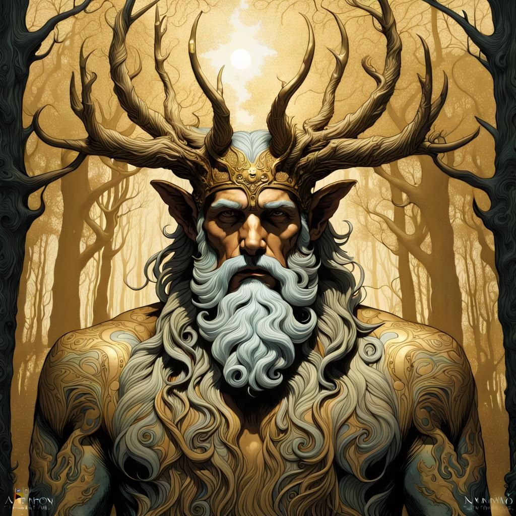 Cernunnos Rising - AI Generated Artwork - NightCafe Creator