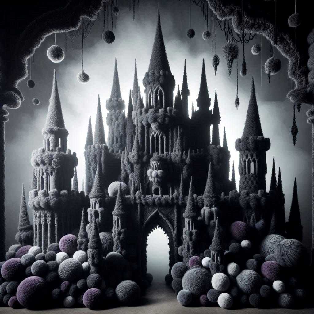Gothic Pom-Poms Castle