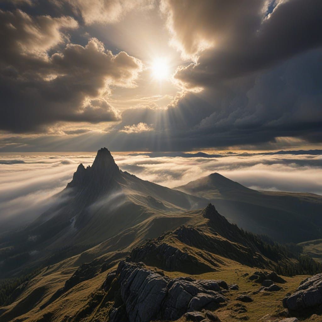 mountain range  by @RJself