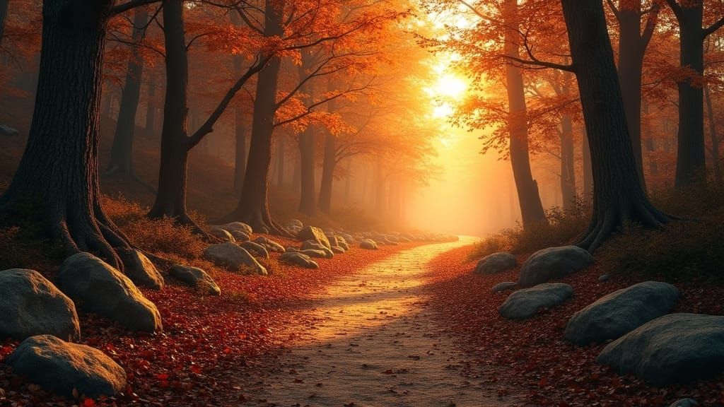 The Sunset Path!  by @Ant23