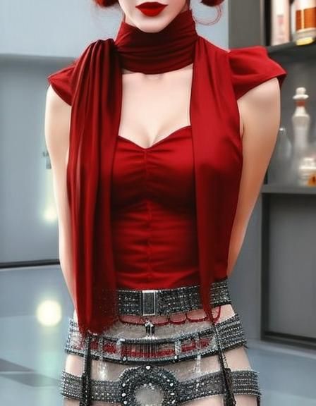 Woman in Red