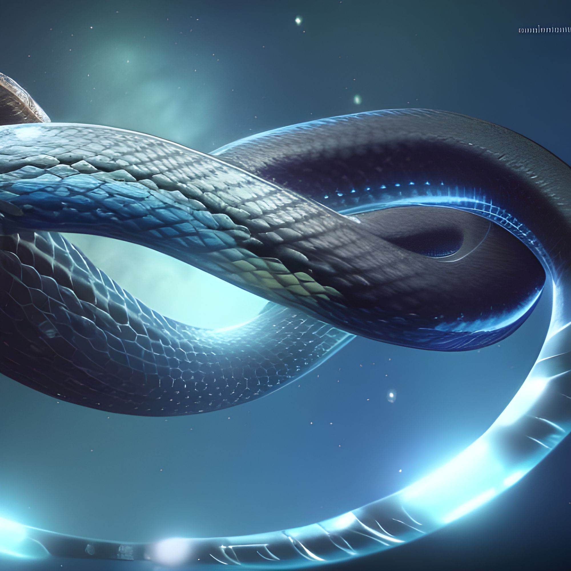 blue snake wallpaper by 4_K_X - Download on ZEDGE™ | e769