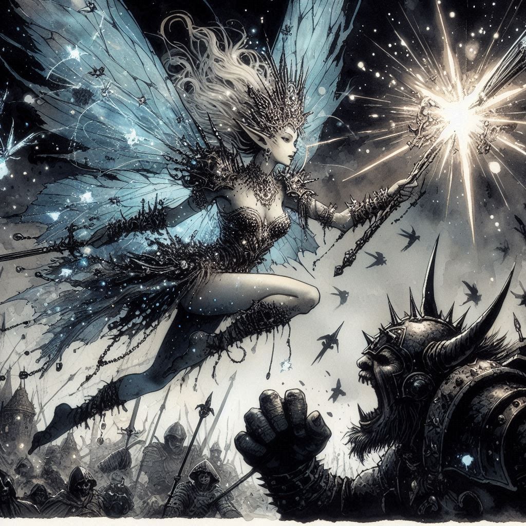 Dark Gothic Battle Fairy