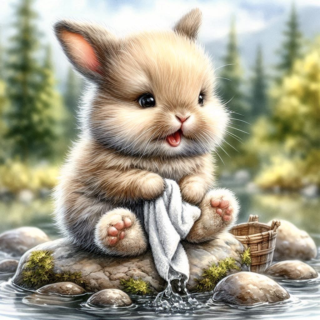 My mother says I have to wash myself...  by @Erika